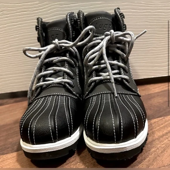 LUGZ black/gray/blue memory foam duck boots. Size 7.5. NWOT! - Picture 5 of 10